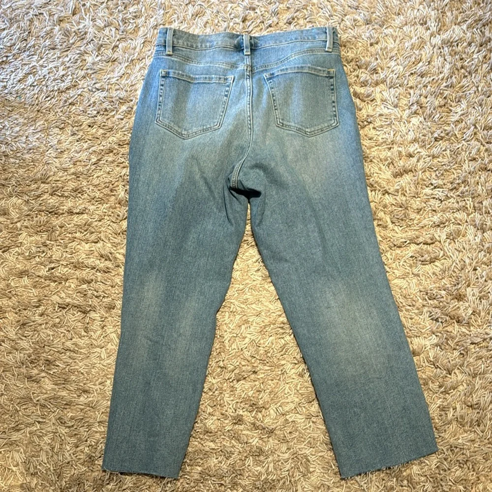 Women Lane Bryant size 14 jeans with rhinestone trim - Picture 2 of 5
